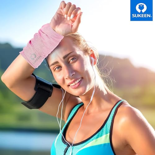 Sukeen 4 Pack Cooling Towel (40"x12") for Sweat, Quick-Drying Cooling Neck Wraps, Soft Breathable Cooling Towels for Neck ...