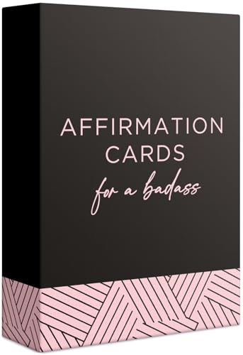 52 Badass Affirmation Cards for Women - Inspirational Gift for Her, Birthday Gifts for Women, Best Friend, Bestie, Self Ca...