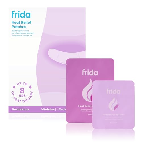 Frida Mom Uterine Recovery Patches, Heating Pad for After Birth Comfort, 8-Hours of Non-Medicated Heat Relief for Menstrua...