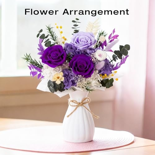 Vrioca Mothers Day Gifts, Flowers for Delivery, Preserved Flowers Bouquets, Birthday Gifts for Women Mom