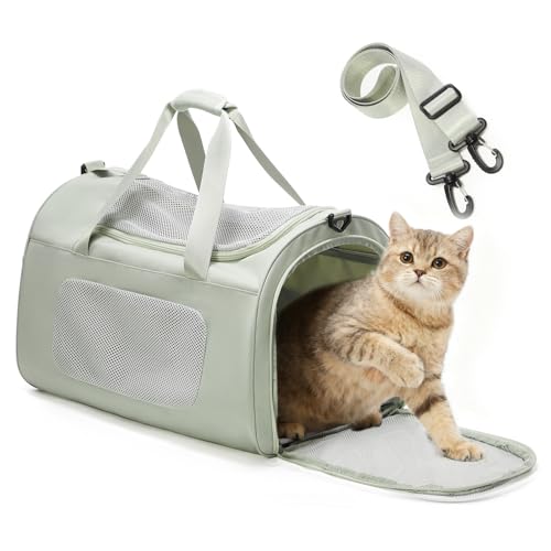 Large Cat Carriers Dog Carrier Pet for Small/Medium Cats Dogs Puppies,Soft-Sided Cat Bag Airline Approved,Carry Up to 20 L...