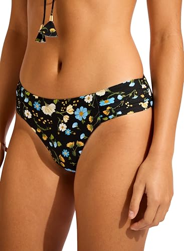 Seafolly Womens Ruched Side Retro Pant