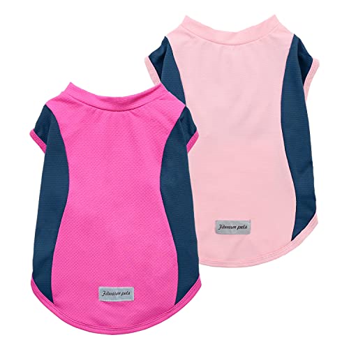 Fitwarm 2 Pack UPF 50+ UV Sun Protection Dog Shirt, Lightweight Breathable Cooling Vest, Quick Dry Dog Summer Clothes for ...