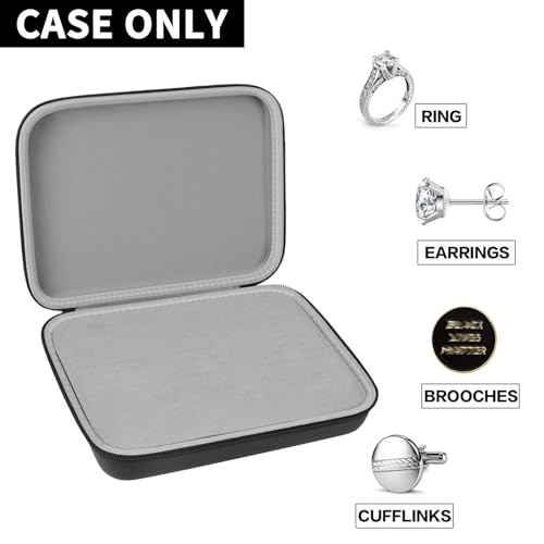 GWCASE Ring Organizer Storage Case - Jewelry Ring Display Collector Box with 42 Slots. Rings Tray Holder Showcase Fits for...