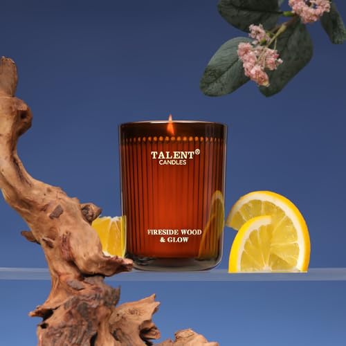 Jar Candles for Home Scented, Aromatherapy Candles Gifts for Women & Men, Natural Soy Candle, 8.4oz Traditional Style Fire...