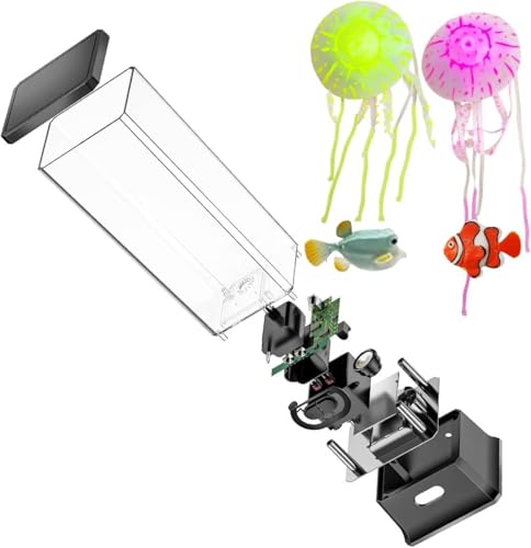 COLORLIFE Electric Jellyfish Tank Table Lamp with Color Changing Light Gift for Kids Men Women Home Deco for Room Mood Lig...
