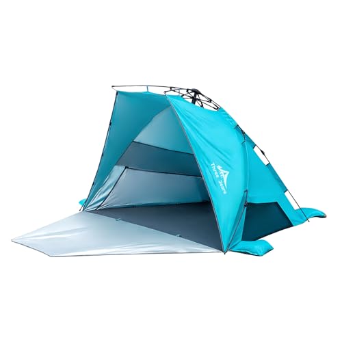 Three Bears Pop Up Beach Tent Sun Shade Shelter for 3-4 Person, UPF 50＋ UV Protection, Lightweight & Easy Setup Beach Shad...