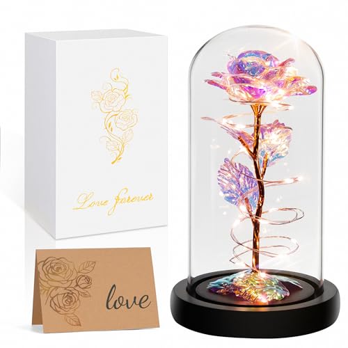 Childom Mothers Day Mom Gifts for Mom,Birthday Gifts for Women Moms Grandma,Flowers for Delivery Prime,Colorful Light Up R...