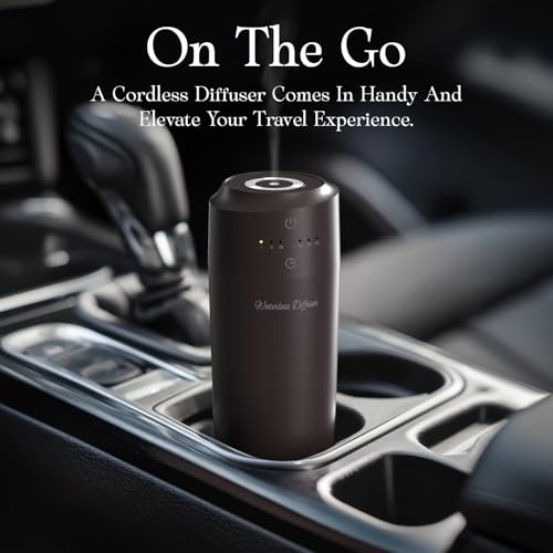 ARVIDSSON Waterless Diffuser for Essential Oil, Battery Operated Aromatherapy Diffuser, Waterless Essential Oil Diffuser, ...