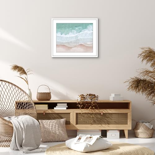 Americanflat 20x24 Picture Frame with Polished Plexiglass - Use as 16x20 Frame with Mat or Display 20x24 Photo Without Mat...