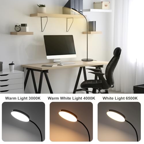 LALISU Floor Lamp, LED Floor Lamps for Living Room, Stepless Adjust Color Temperatures & Brightness Standing Lamp with Tou...
