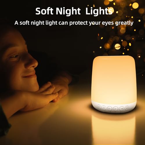 iMosleep Night Light LED Touch Night Dimmable with 20 Levels of Brightness 4 Timer Rechargeable Battery for Bedroom Baby N...