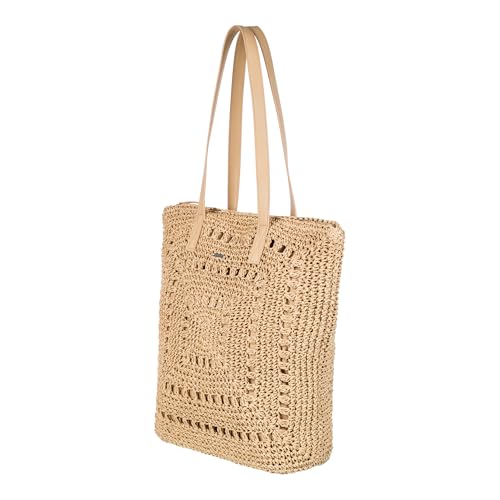 Roxy Women's Beach Tote Bag | Travel | Vacation | Straw | Lightweight | Breathable