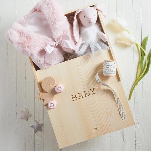 Stephan Baby Natural Pine Keepsake Box, Baby