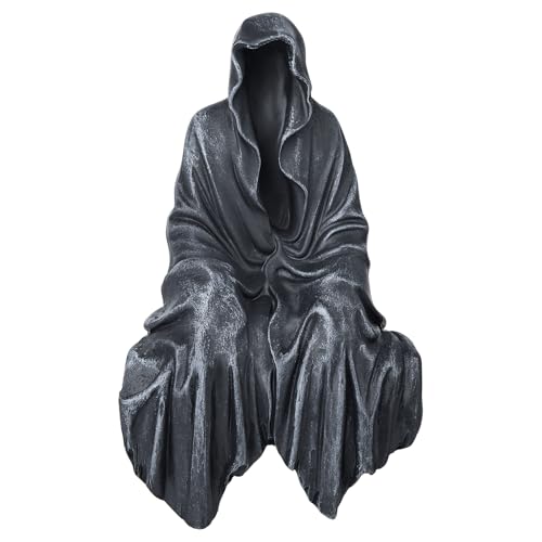 SHOWFEICAT Resin Tabletop Gothic Decor Sitting Statue, Resin Statue Gothic Decor, Fits On Sturdy Shelf and Has A Cool Myst...