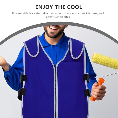 Ice Cooling Vest for Men Women, Lightweight Cooling Waistcoat Evaporative Temperature Down Vest - with 20PCS Ice Packs - W...