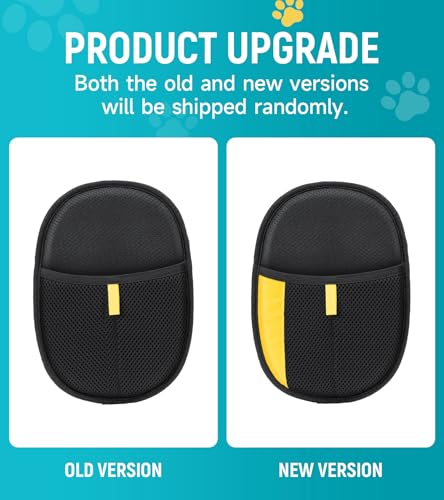 Bispoy Pet Hair Removal Glove for Dogs & Cats - Upgraded Reusable Electrostatic Pet Hair Glove, Pet Hair Remover Tool for ...