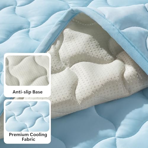 GASUR Cooling Mat for Dogs, Q-Max>0.5 Instant Temp Drop Dog Cooling Mats for Medium Dogs&Cats, Cooling Pad for Dog - Indoo...