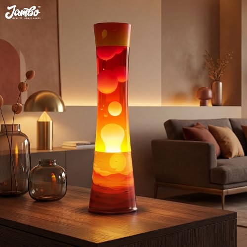 JAMBO 15.5" The Upgraded Motion Lamp, Sunset Decal Motion Light, Beautiful Home Decor, Living Room Bedroom Lamp, Relaxing ...