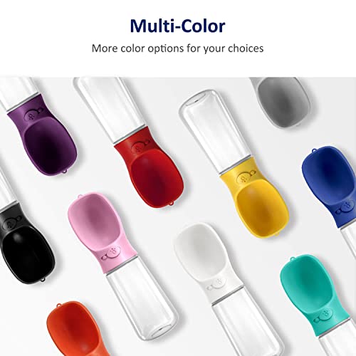 WePet Portable Dog Water Bottle, 12 OZ, Leak Proof Puppy Water Dispenser with Drinking Feeder for Pets Outdoor Walking, Hi...