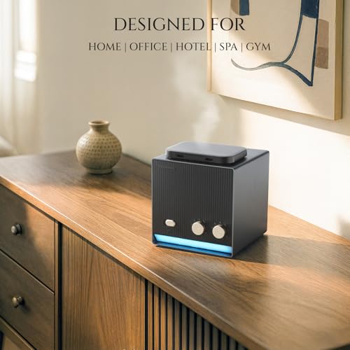 Aromadd Smart Aroma Waterless Essential Oil Diffuser, Cold Air Tech Scent Air Machine for 2000 Sq Ft, 200ml Hotel Collecti...