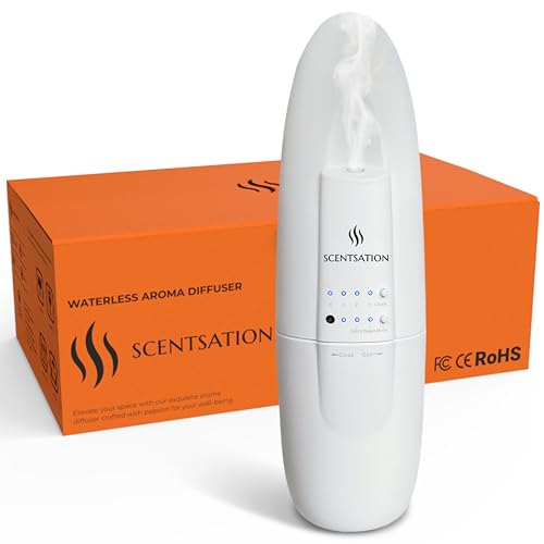 SCENTSATION Plug-in Essential Oil Diffuser - Smart Advanced Nanotechnology (SAN) - Silent & Waterless Aromatherapy - Cold ...