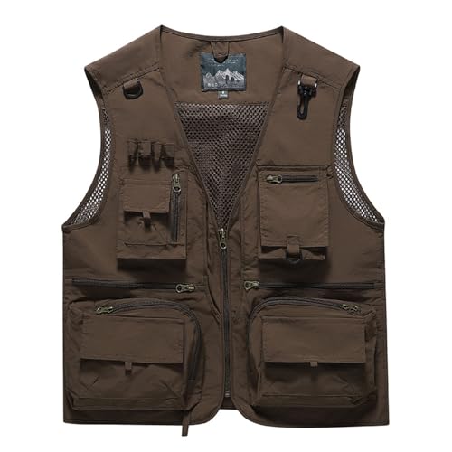 Sobrisah Men's & Women's Outdoor Fishing Vest Work Safari Travel Photography Vests,Family Matching Hiking Waistcoat