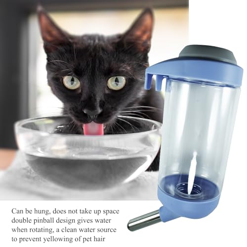 DEEUCHIS Dog Crate Water Bottle Dispenser - No Drip Dog Kennel Water Dispenser & Cage Bottle - Easy-to-Use Water Bottle fo...