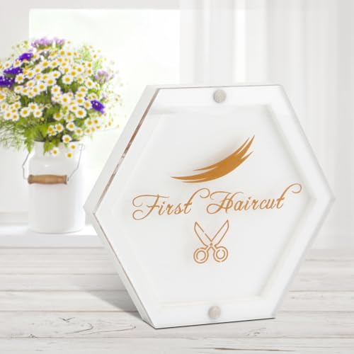 Acrylic Baby's First Keepsake Box, Newborn Essentials Must Haves Memory Box, Baby Memory Souvenir Collection Box, New Pare...