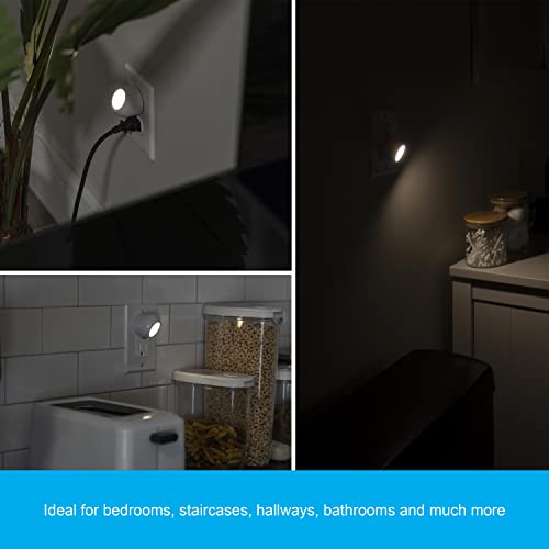 GE Rotating Plug in Night Light, Home Decor, Apartment Essentials, LED Lights for Bedroom, Ambient Lighting, Dusk to Dawn ...