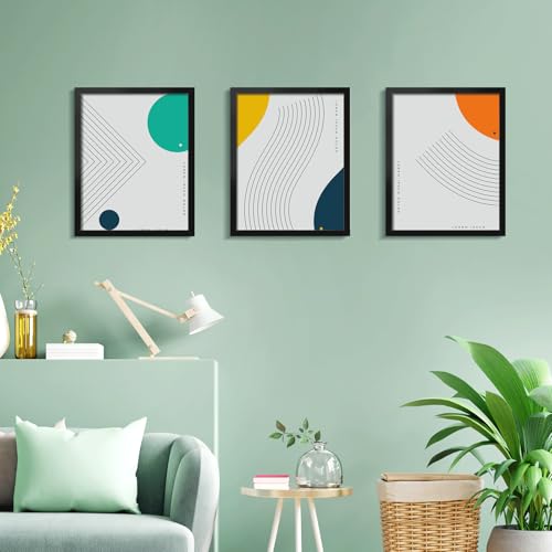Veleclo 11x17 Picture Frame for Wall Display, 11x17 Black Picture Frame with Shatter Resistant Plexiglass, Stable and Stur...