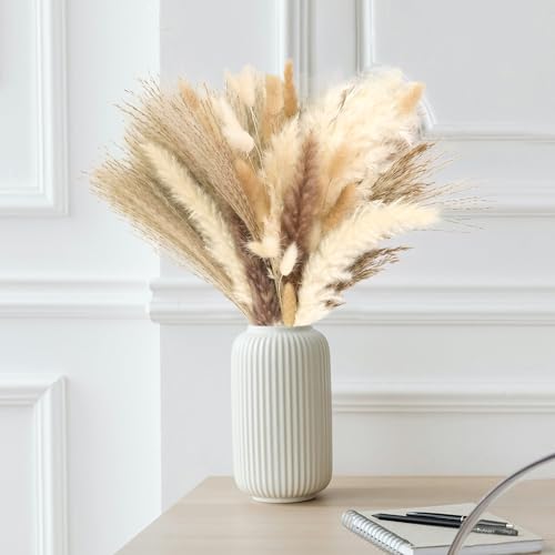 610 PCS Dried Pampas Grass Decor, Dried Flower Bouquets for Wedding, Home, Centerpiece Table, Modern Home, Western Living ...