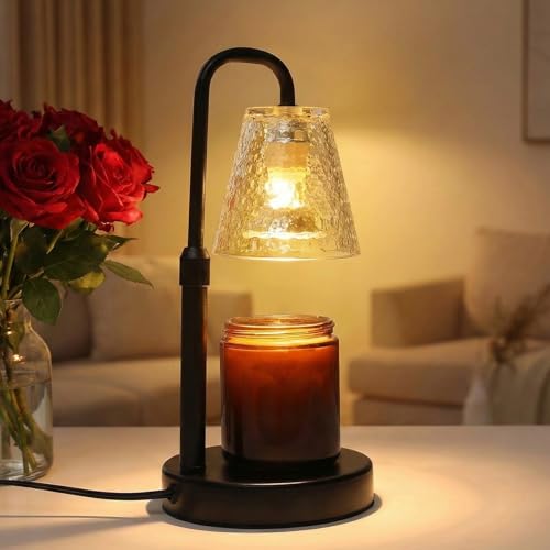 Glimra Candle Warmer Lamp with Timer,Dimmable Candle lamp for Jar Candles,Adjustable Wax Melts Warmer Birthday Gifts,for M...