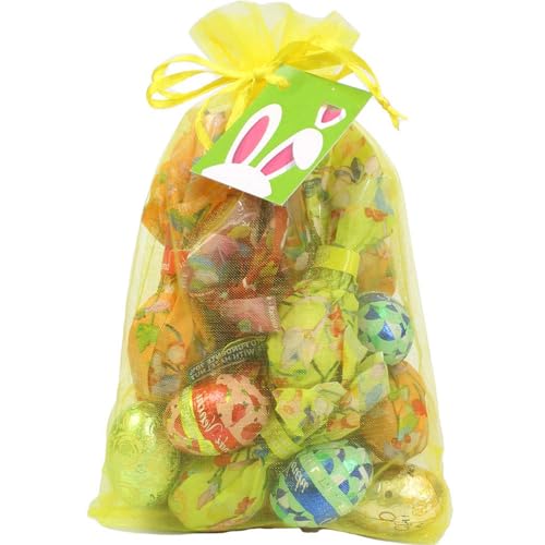100 Count 5x7 inch Organza Gift Wrap Bags Yellow for Baby Shower,Christmas,Party Favors,Kids Birthday,Wedding,Bridal Showe...