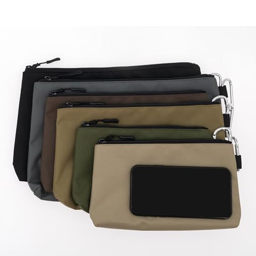 COREFLEX Premium Tool Pouch Zipper Bag, Small Tool Bag, Multipurpose Storage pouch, Heavy duty Flat Bottom Tool bag with Y...