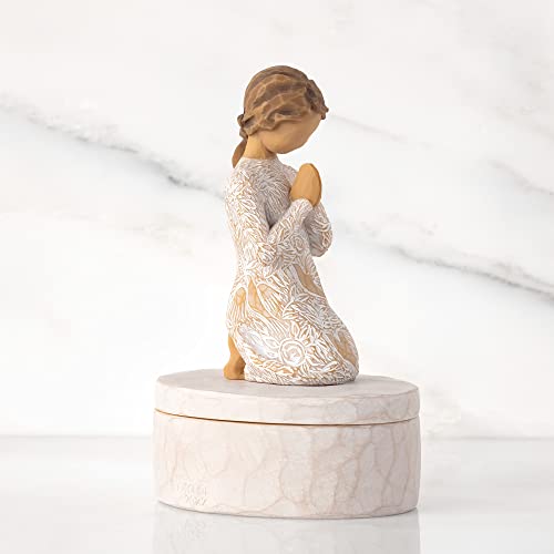 Willow Tree Prayer of Peace Keepsake Box, sculpted, hand-painted Keepsake Box