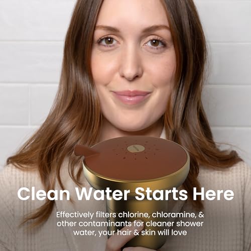 AquaTru Shower - Advanced Shower Filter Removes Impurities from Hard Water to Support Healthy Skin, Scalp, Hair, Reduce Br...