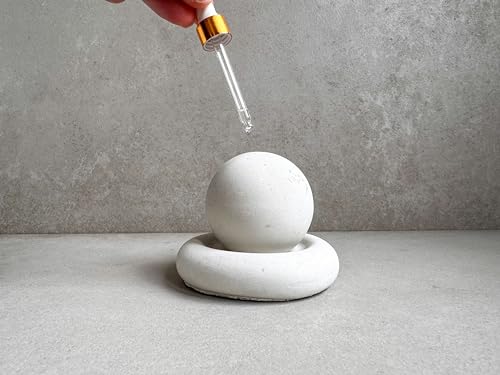 Concrete Essential Oil Diffuser, Aromatherapy Sphere, Passive Dome Diffuser, Cement Decor, Fragrance Air Freshener, Cement...