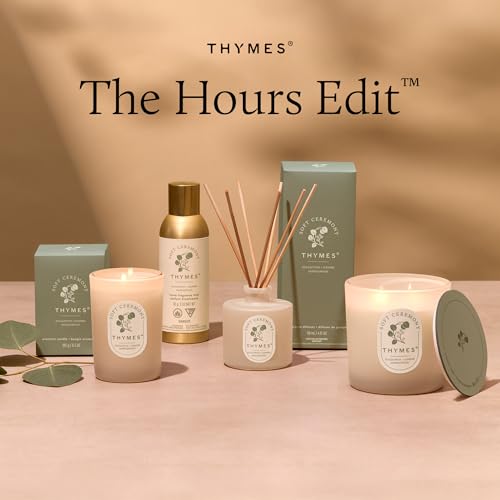 Thymes Petite Oil Reed Diffuser Set – Includes Reeds, Fragrance Oil & Glass Bottle – Luxury Scent Diffusers for Home Decor...