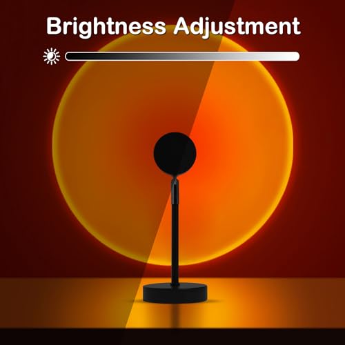 Sunset Lamp Projector, Rainbow Projection Led Lights with Remote, 16 Colors Multicolor Changing LED Night Light, Sunlight ...