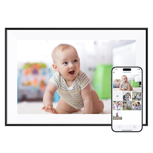 Dragon Touch 10.1'' WIFI Digital Picture Frame - 1280*800 HD IPS Touch Screen Digital Photo Frame Display, Auto-Rotate, Sh...