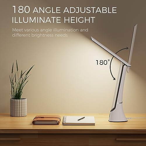 COTLIKE Light Therapy Lamp, 10000 LUX UV-Free LED Sunlight Light, Full Spectrum Mood Light Happy lamp, Touch Control Desk ...