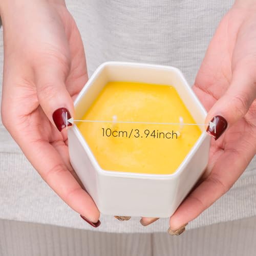 CabyGift Honey Scented Candle Gift for Women, 5.6 oz Natural Beeswax Candle with Bee & Daisy Decor, Cute Housewarming Birt...