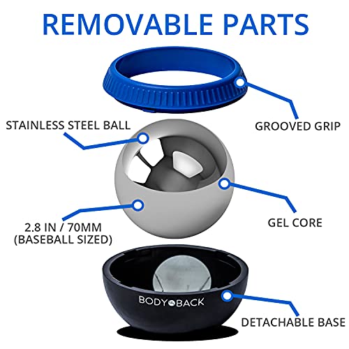Body Back Glacier Ball - Cryosphere Therapy Massage Roller Ball, Ice Roller Ball, Cold Ball for Plantar Fasciitis Relief w...