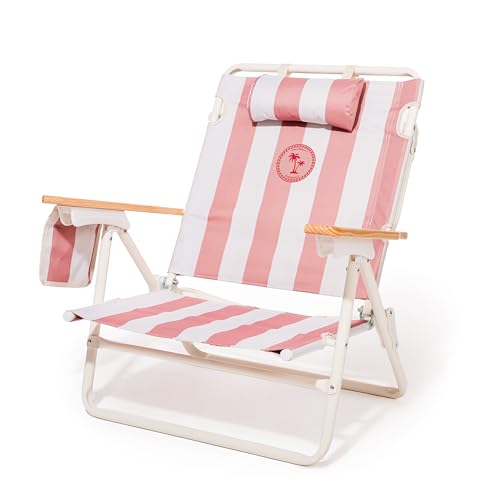 Business & Pleasure Co. Margaritaville Manana Backpack Beach Chair Lay Flat Reclining, Lightweight & Portable, Insulated C...