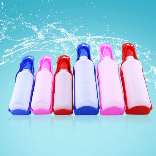 Pet Dog Travel Water Bottle Foldable Dog Water Dispenser Portable Dog Water Bottle with Drinking and Feeding Function(500M...