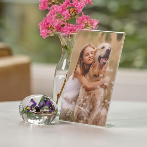 Set of 12 Snap - 4"x6" Clear Acrylic Self Standing Photo Frames - Perfect for Showcasing Memories in Style - Versatile and...