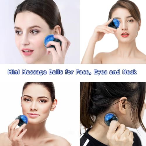 Everjoys Massage Ball Roller Set– Ice Cold and Hot for Deep Tissue and Sore Muscle Relief of Stiffness and Stress, Body, N...