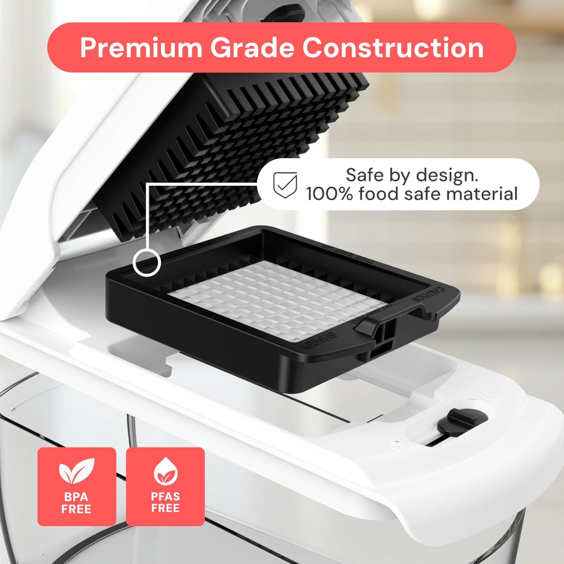 Vegetable Chopper Chopper And Spiralizer Food Chopper With Container Fruit Cutter Onion Dicer All In One Prep Tool  Kitchen