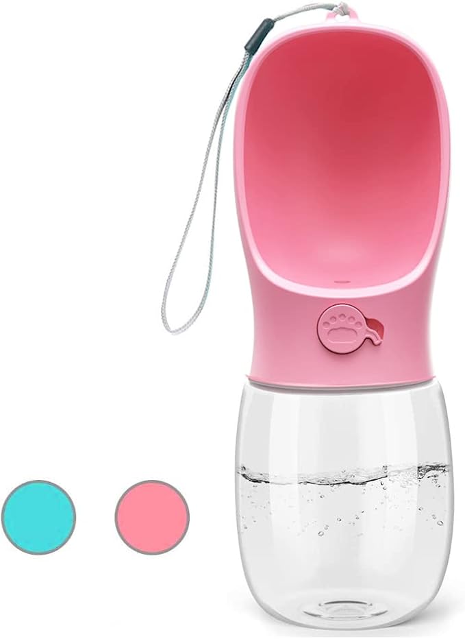 Kalimdor Dog Water Bottle, Leak Proof Portable Puppy Water Dispenser with Drinking Feeder for Pets Outdoor Walking, Hikin...